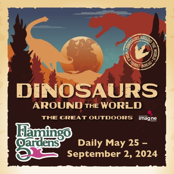 Quiet Hour with the Dinosaurs at Flamingo Gardens