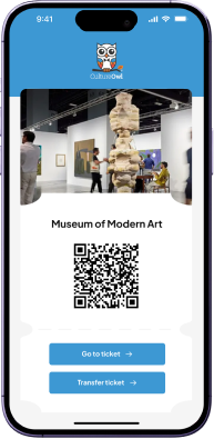 Phone view of a classical music event listing on CultureOwl