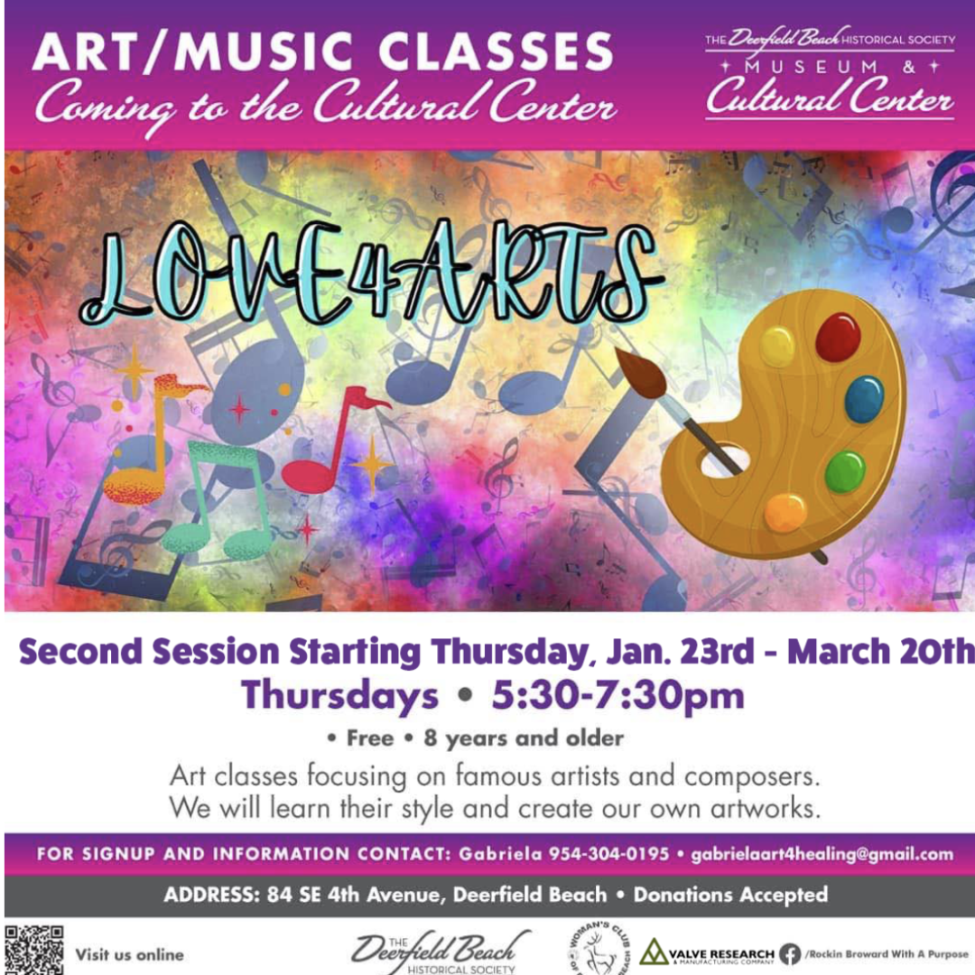 Love4Arts Art and Music Classes - this and every Thursday