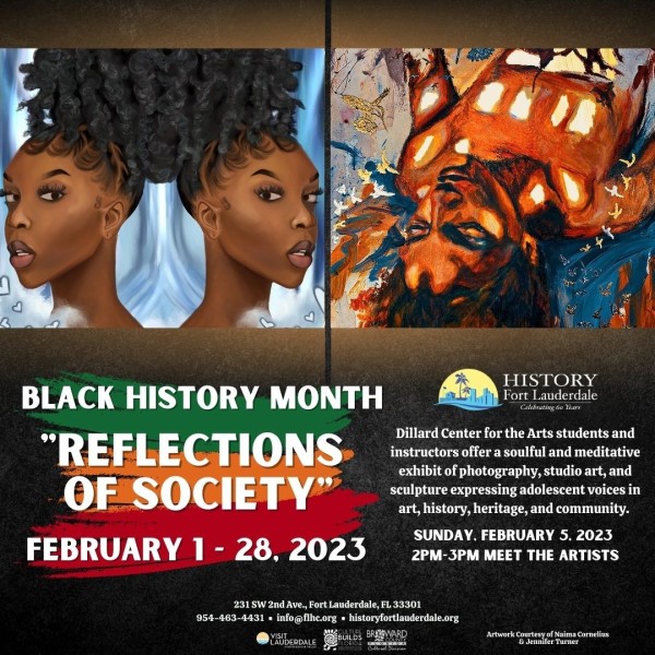 “Reflections of Society” Dillard Center for The Arts Exhibit at History Fort Lauderdale