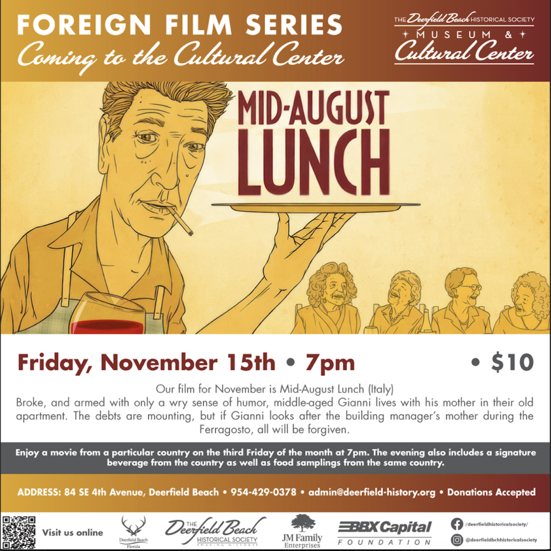 Foreign Film Series - Mid-August Lunch