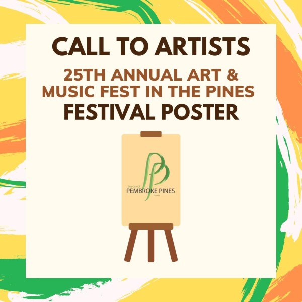 Call to Artists: 25th Art & Music Fest in the Pines Festival Poster