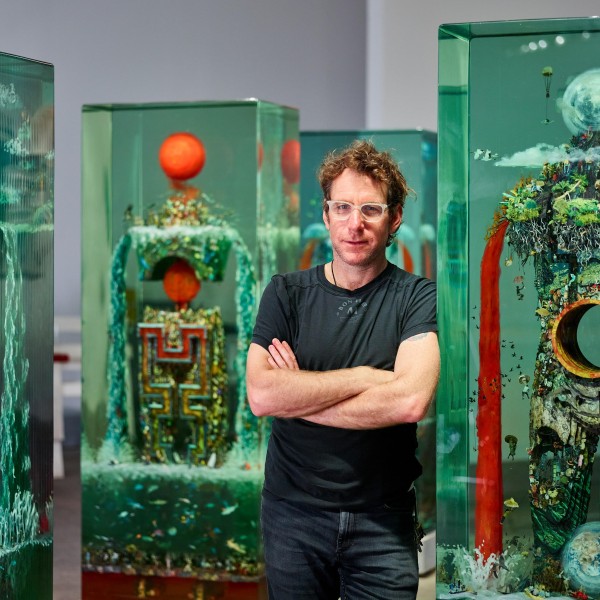 LOWE CONNECTS: Dustin Yellin: Civilization is a Sculpture